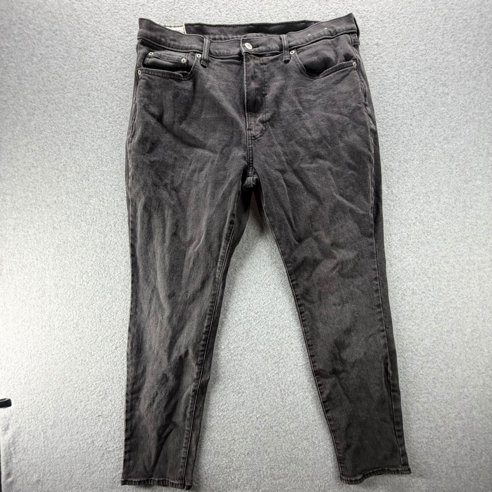 Abercrombie‎ & Fitch Athletic Slim Jeans Mens 36x32 Faded Black Stretch Denim